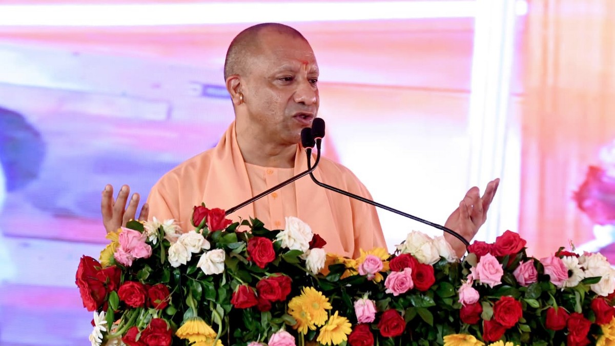 Chief Minister Yogi Adityanath Message to both Dalits and Rajbhar from Saint Ravidas Nagar Bhadohi
