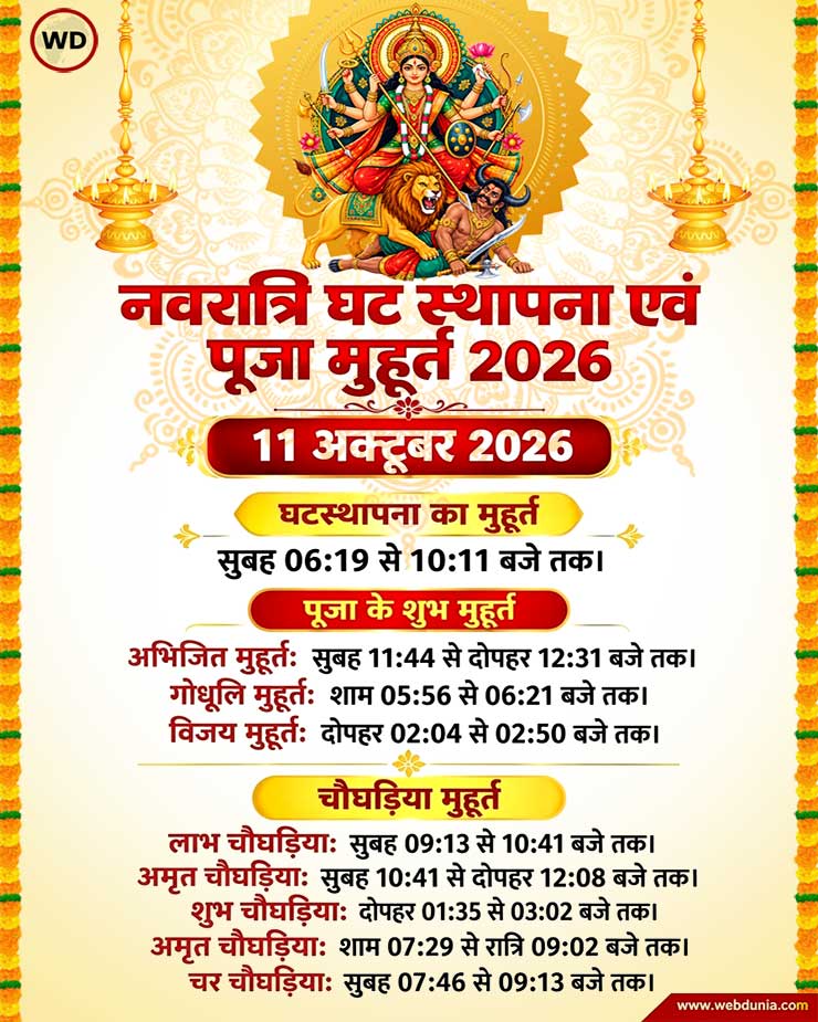 शारदीय नवरात्रि 2026: नवमी तिथि के शुभ मुहूर्त और सिद्धिदात्री की पूजा विधि