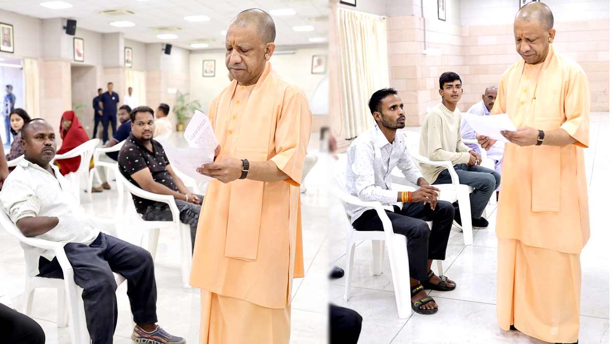 Yogi Janata Darshan in Lucknow