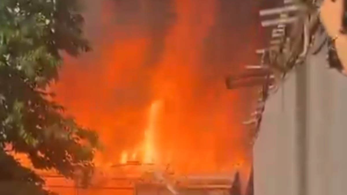 fire on set