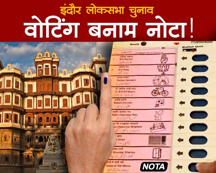 MP : इंदौर में कांग्रेस ने क्यों मांगा NOTA के लिए वोट? 13 मई को वोटिंग