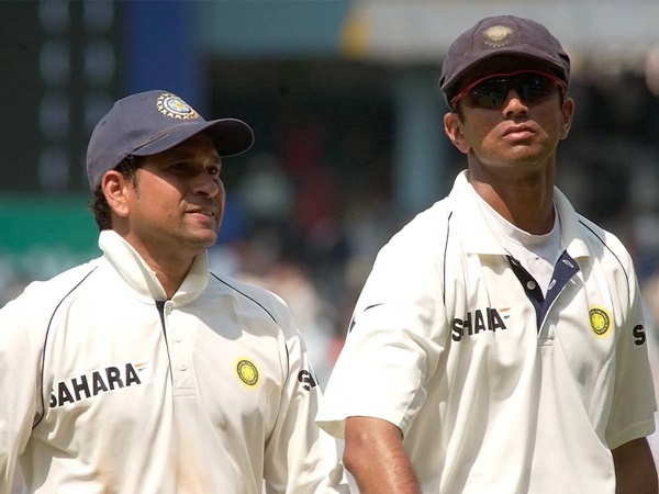 Sachin Tendulkar and Rahul Dravid 