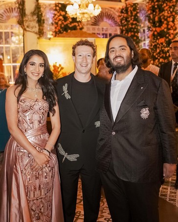 Mark zuckerberg with anand ambani