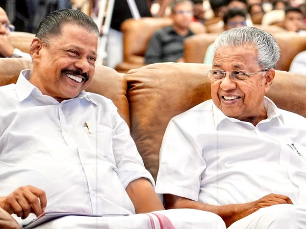 Pinarayi Vijayan and MV Govindan