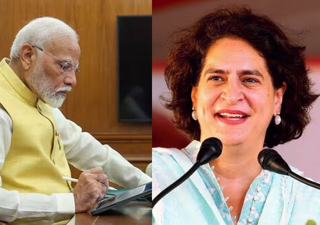 Modi, Priyanka Gandhi