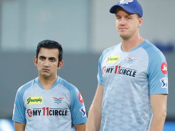 Gautam Gambhir and Morne Morkel