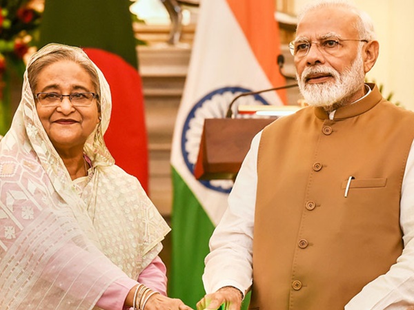 Sheikh Hasina and Narendra Modi