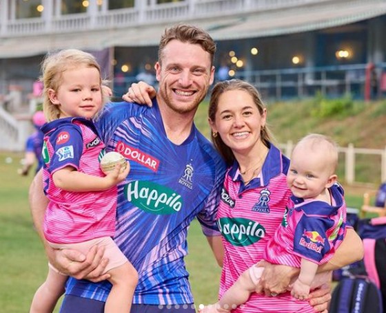 Jos butler and family