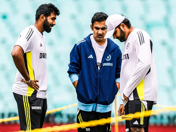 Jasprit Bumrah, Gautam Gambhir and Rohit Sharma