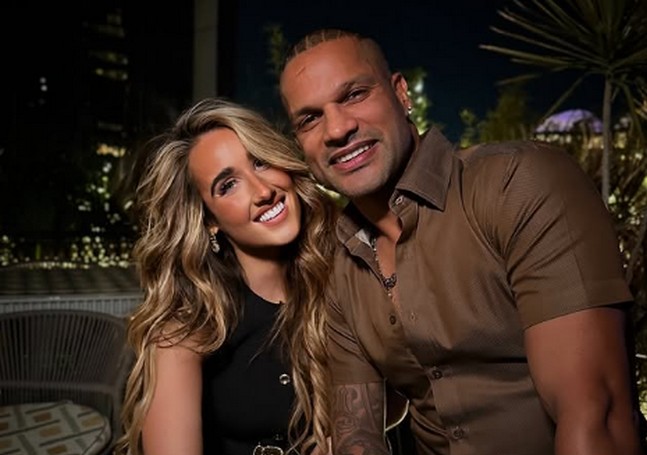 Shikhar Dhawan girlfriend Sophie,Shikhar Dhawan confirms relationship with Sophie Shine,Who is Sophie Choudhary? Shikhar Dhawan’s new love,ശിഖർ ധവാന്റെ പുതിയ റിലേഷൻഷിപ്പ്,ശിഖർ ധവാൻ സോഫി ഷൈൻ ,ശിഖർ ധവാൻ പുതിയ ഗേൾഫ്രണ്ട്