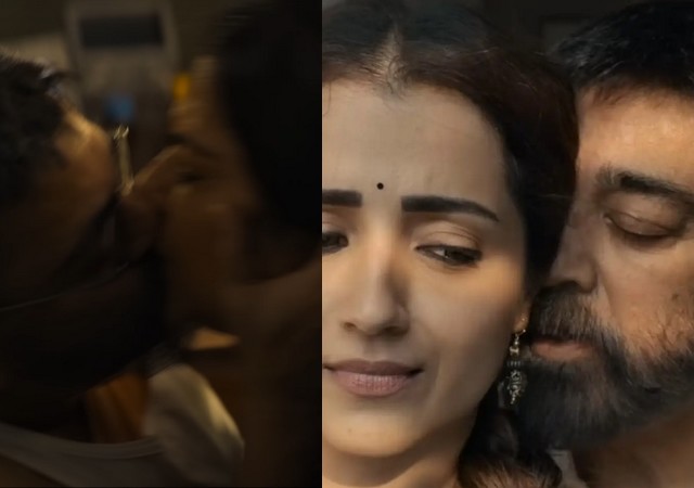 Fans slams kamalhaasan, kamalhaasan liplock with abhirami, kamalhaasan romance trisha, Kamalhaasan romance, Kamalhaasan thuglife, കമൽഹാസൻ ലിപ്‌ലോക്ക്, കമൽഹാസൻ- അഭിരാമി, കമൽഹാസൻ റൊമാൻസ്, കമൽഹാസൻ- തൃഷ, തഗ്‌ലൈഫ് ട്രെയ്‌ലർ