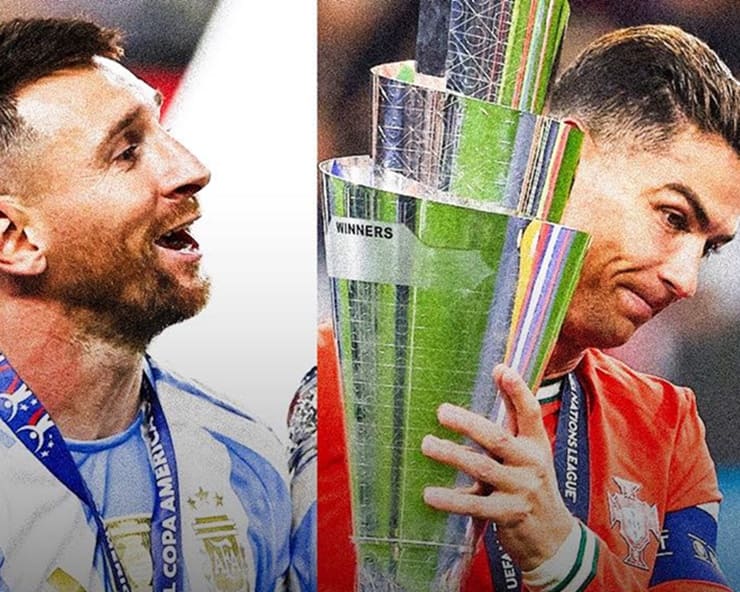 GOAT debate, Lionel Messi, Cristiano Ronaldo, Cristiano Ronaldo vs Lionel Messi, UEFA Nations League, Ronaldo or Messi, ക്രിസ്റ്റ്യാനോ റൊണാള്‍ഡോ, ലയണല്‍ മെസി, മെസി റൊണാള്‍ഡോ, ഗോട്ട്, ആരാണ് ഗോട്ട്