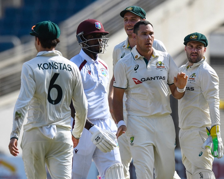 Australia, West Indies, Australia vs West Indies 3rd test, West Indies All out for 27, ഓസ്‌ട്രേലിയ, വെസ്റ്റ് ഇന്‍ഡീസ്, വെസ്റ്റ് ഇന്‍ഡീസ് 27 നു ഓള്‍ഔട്ട്
