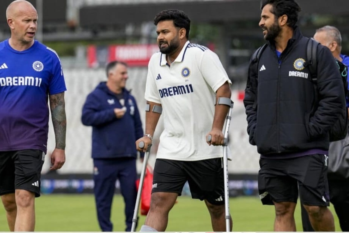 Rishabh Pant Jasprit Bumrah 5th Test, Rishabh Pant, Rishabh Pant Injury, Rishabh Pant batting after injury, റിഷഭ് പന്ത്, പന്തിനു പരുക്ക്, റിഷഭ് പന്ത് വീഡിയോ