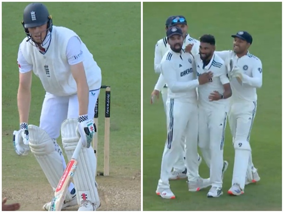 Siraj, Zak Crawley, Shubman Gill, Siraj Zak Crawley Video