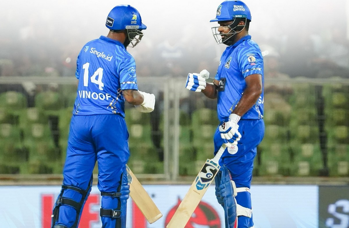 Kerala Cricket League, Sanju Samson Century,Kollam Sailers, Kochi Blue Tigers,കേരള ക്രിക്കറ്റ് ലീഗ്, സഞ്ജു സാംസൺ സെഞ്ചുറി,കൊല്ലം സെയ്ലേഴ്സ്, കൊച്ചി ബ്ലൂ ടൈഗേഴ്സ്