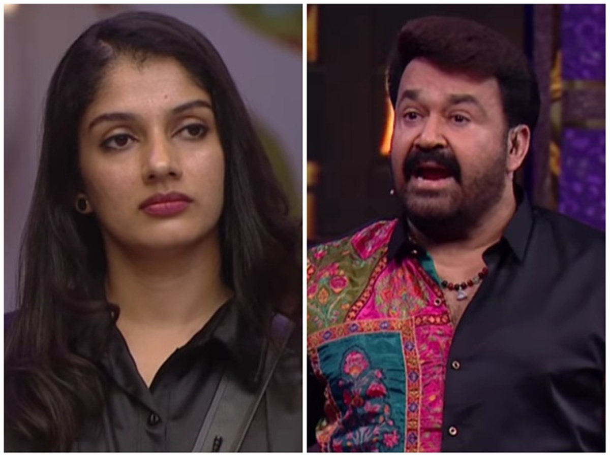 Mohanlal angry to Lakshmi Bigg Boss malayalam, Adila Noora, Mohanlal, Lakshmi Bigg Boss, മോഹന്‍ലാല്‍, ബിഗ് ബോസ്, ആദില നൂറ, ലക്ഷ്മി ബിഗ് ബോസ്