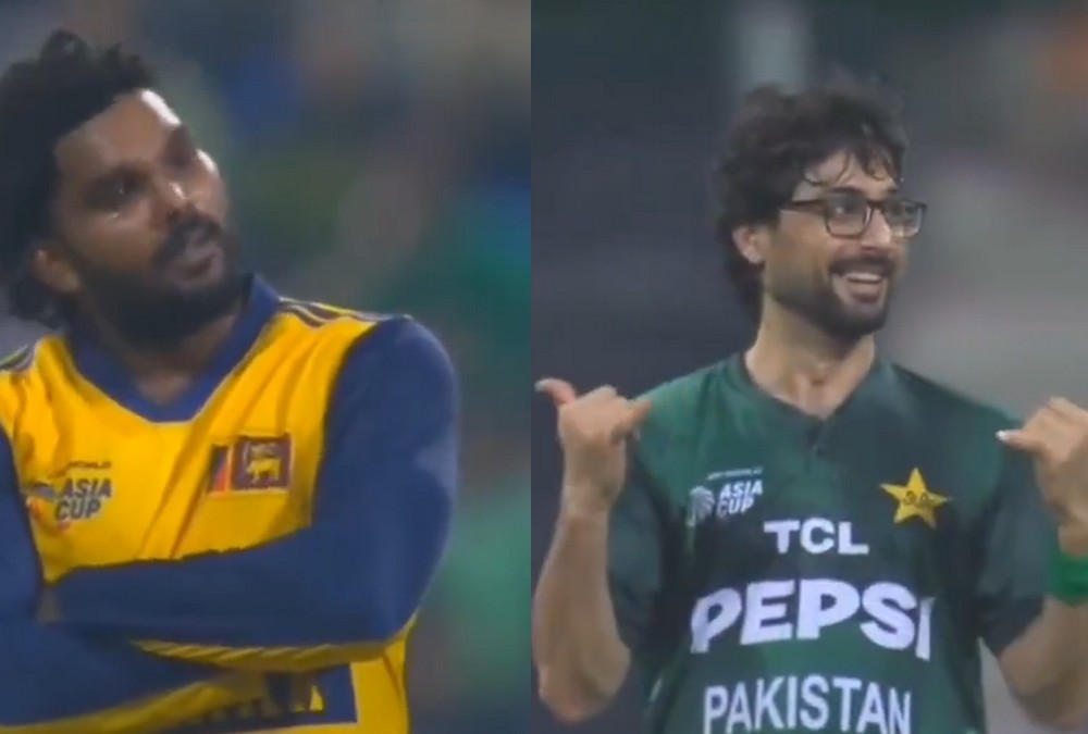 Srilanka vs Pakistan, Abrar Ahmed, Wanindu hasaranga, Celebrations, Asia Cup,ശ്രീലങ്ക- പാകിസ്ഥാൻ, അബ്റാർ അഹ്മദ്, വാനിന്ദു ഹസരങ്ക, സെലിബ്രേഷൻ, ഏഷ്യാകപ്പ്