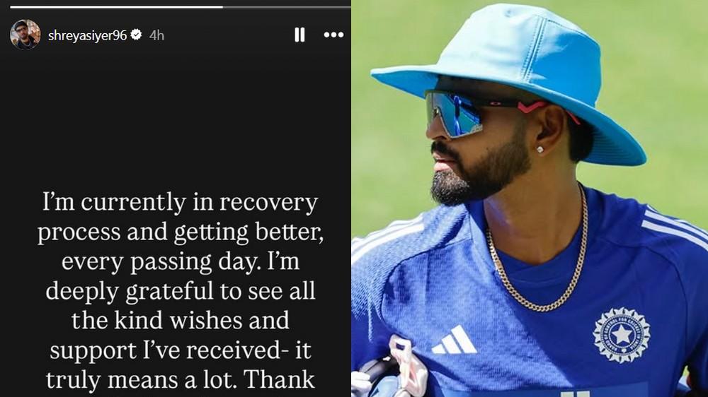 Shreyas Iyer's first reaction After spleen Injury