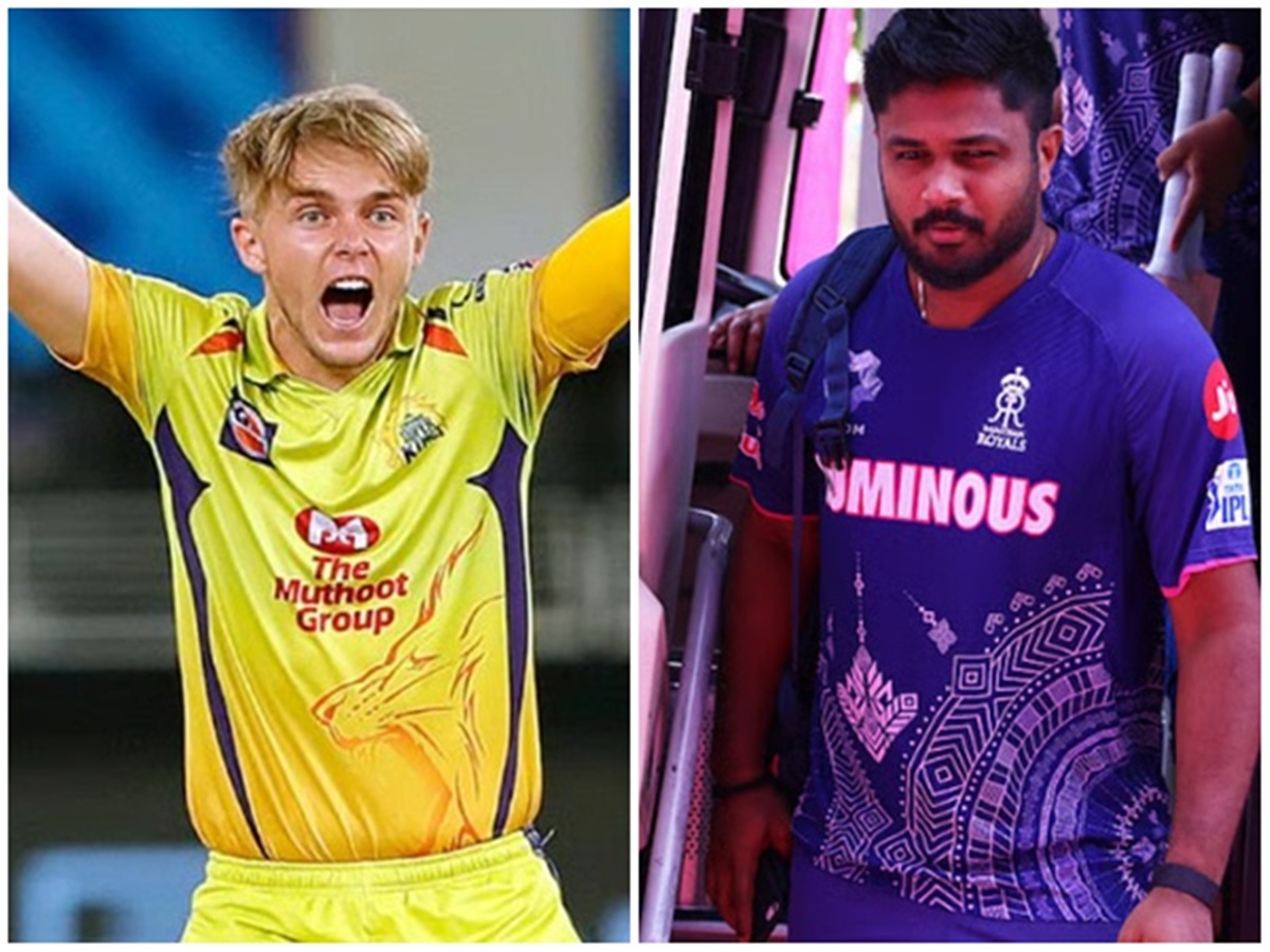 Sam Curran, Rajasthan Royals, Sam Curran Sanju Samson Rajasthan Royals, RR, Sam Curran and Sanju Samson, സാം കറാന്‍, സഞ്ജു സാംസണ്‍, രാജസ്ഥാന്‍ റോയല്‍സ്‌