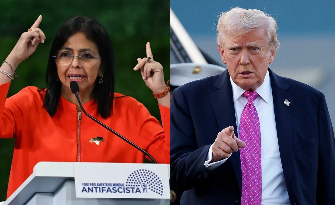 Donald trump, Delcy Rodriguez