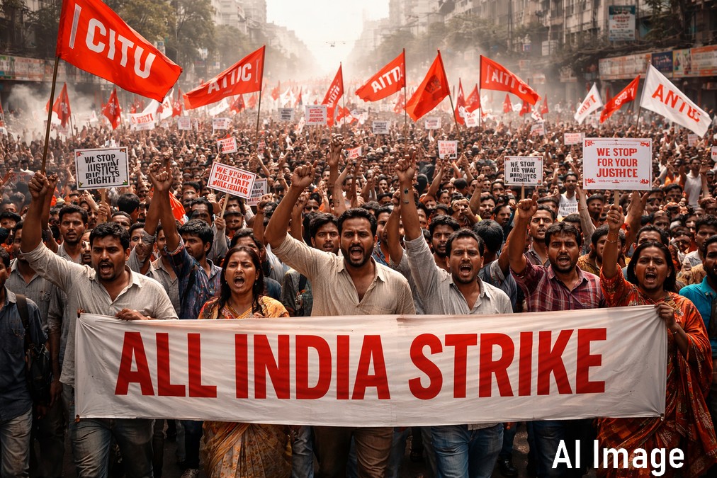 All India Strike, National News, Strike details