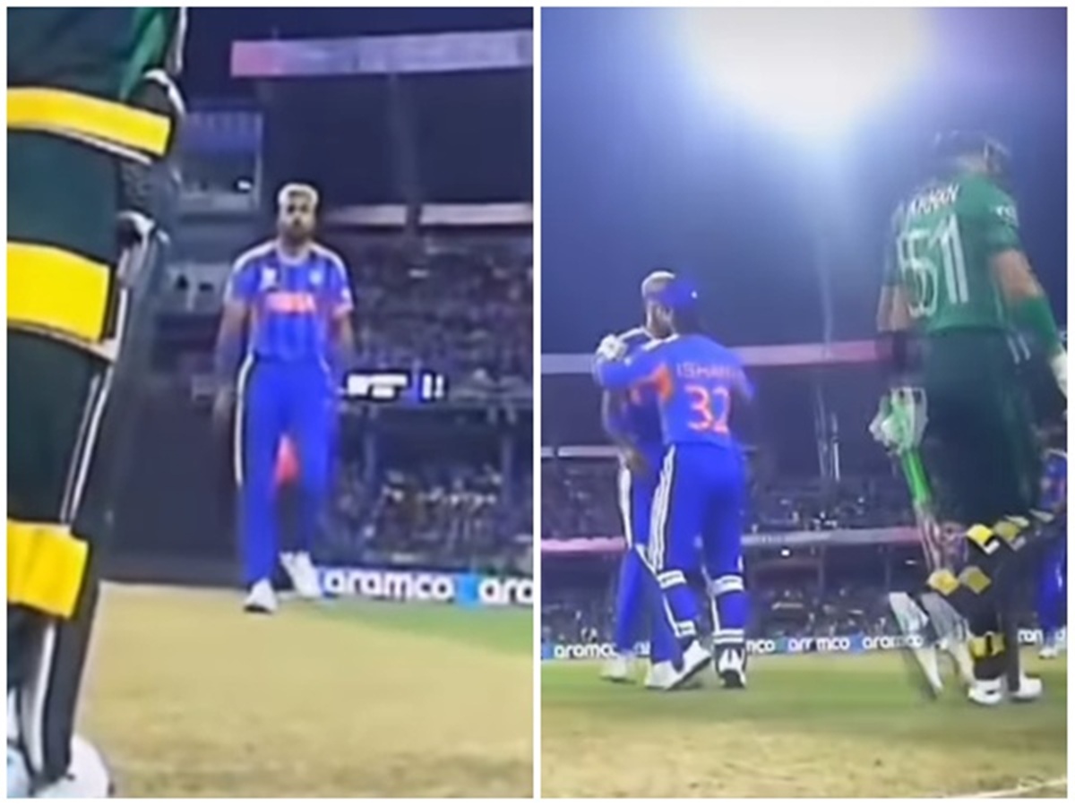 Hardik Pandya No Look Wicket Celebration, Hardik Pandya Sahibsada Farhan