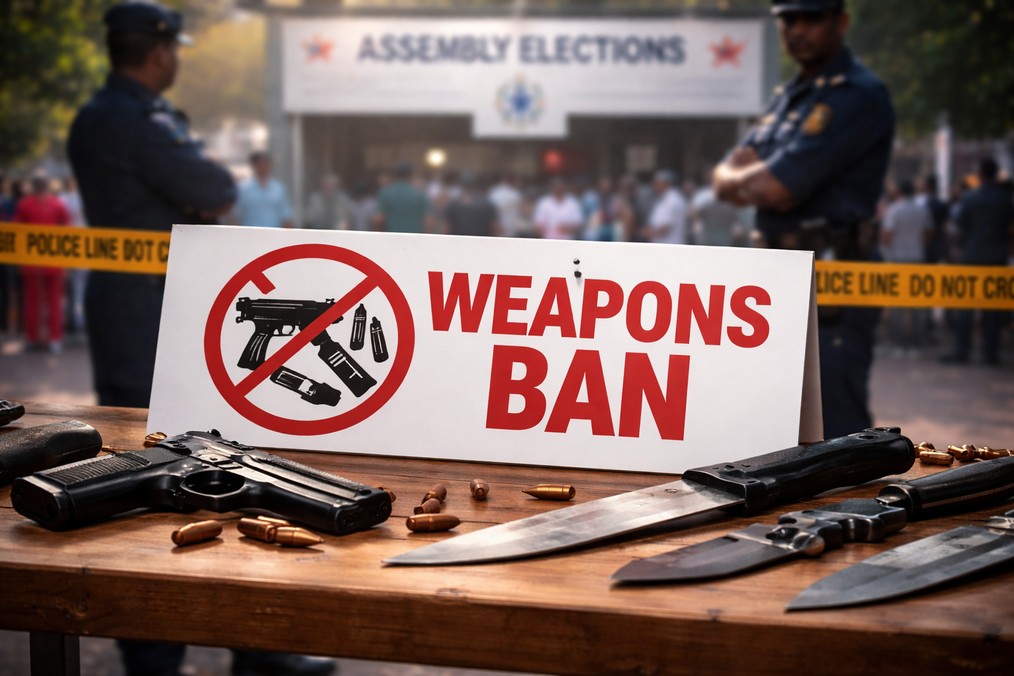 kerala Elections,Assembly Elections 2026,Weapons Ban Election,Election Security Measures,Arms Prohibited Polls