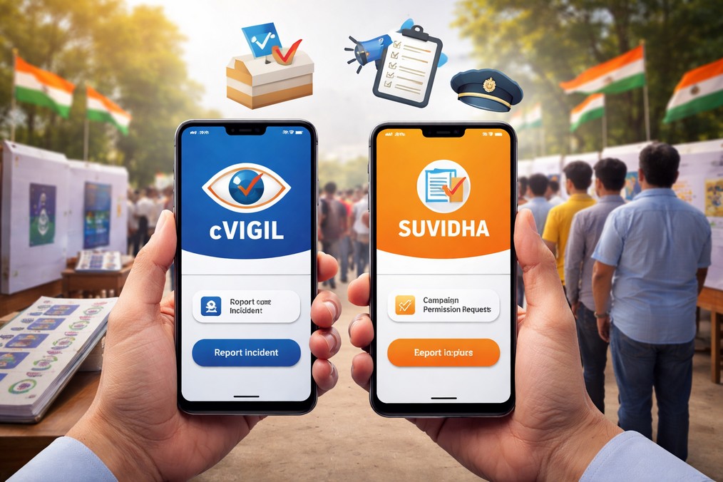 Assembly Elections 2026,cVIGIL app,SUVIDHA app,Election Commission India