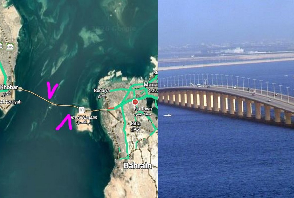 Saudi Arabia, King Fahd Causeway, Bahrain,West Asia crisis