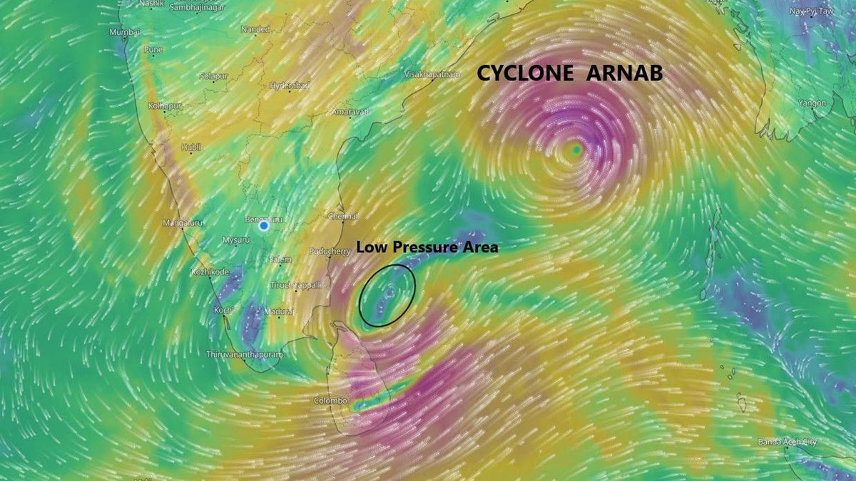 Arnab Cyclone: 'ഓർണബ്' ചുഴലിക്കാറ്റ് ...