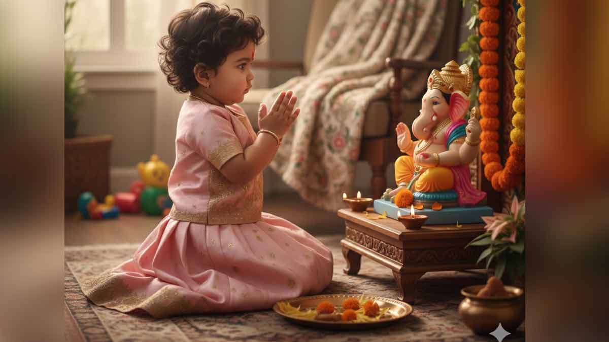 गणरायाच्या नावावरून मुलींची 6 सुंदर नावे