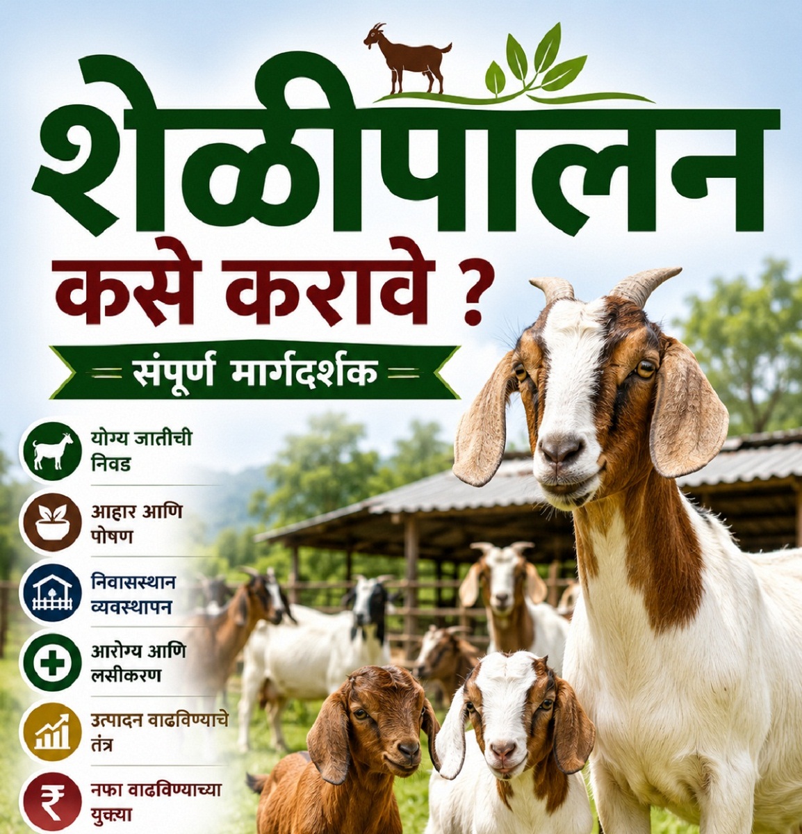 Goat Farming शेळीपालनातून लाखोंची कमाई? जाणून ...