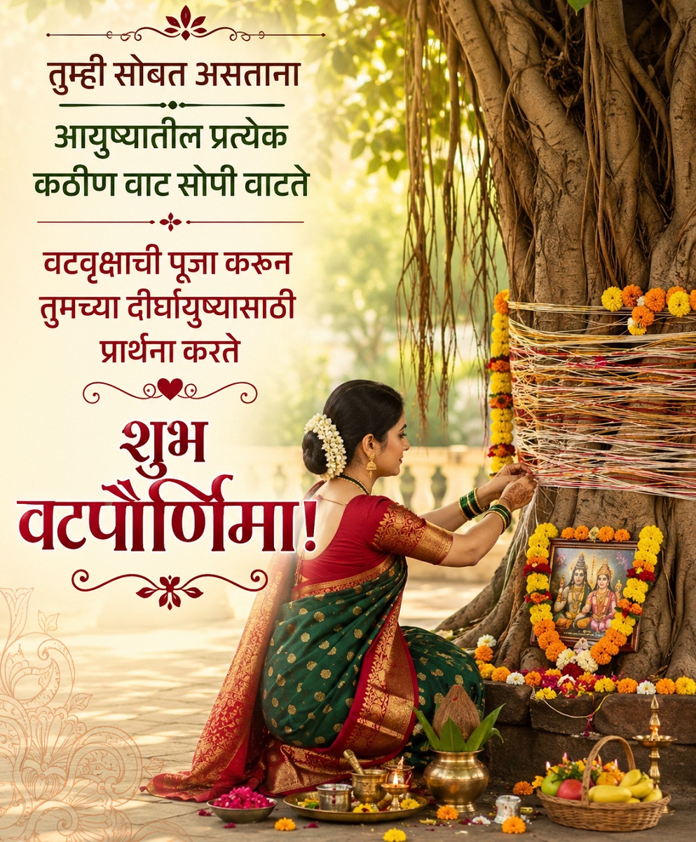 Vat Purnima Wishes for Husband in Marathi ...