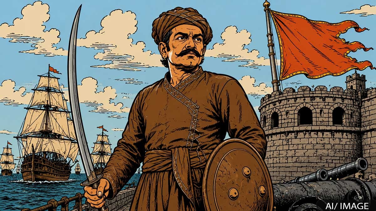 सरखेल कान्होजी आंग्रे मराठा आरमाराचे प्रमुख आणि ...