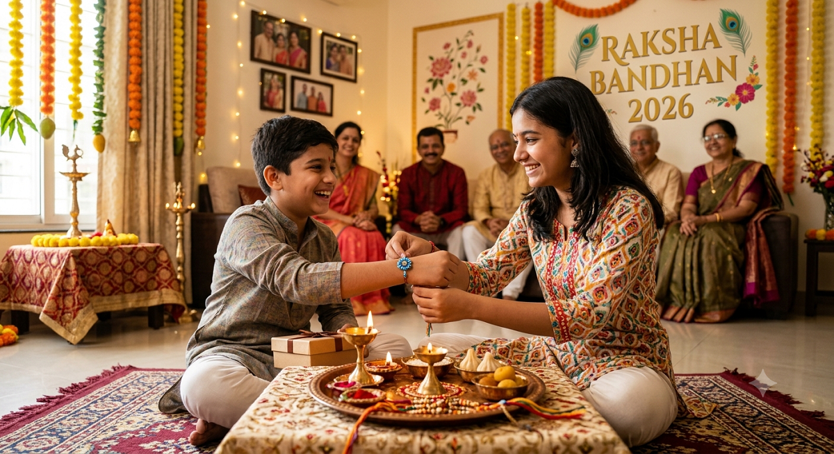 Raksha Bandhan 2026 Date : रक्षाबंधन कधी ? भावाला ...