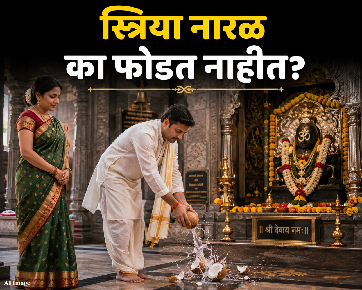 स्त्रियांनी नारळ का फोडू नये? धार्मिक आणि ...