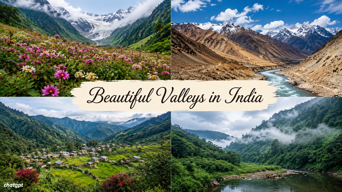 Beautiful Valleys in India जुलै-ऑगस्टमध्ये ...