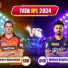 IPL 2024: कोलकाता नाईट रायडर्सचा (केकेआर) सामना सनरायझर्स हैदराबादशी होणार,हेड आणि नरेन यांच्यात रोमांचक लढत