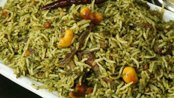 Coriander rice