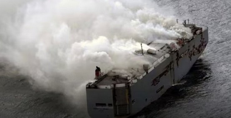 Ship fire