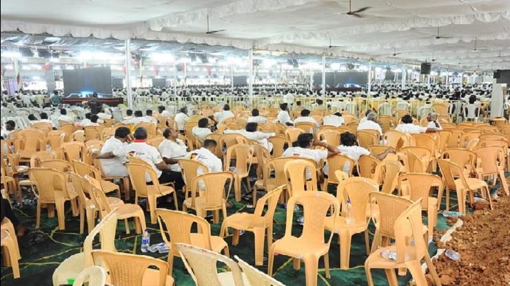 இளைஞரணி மாநாட்டிற்கு எதிர்பார்த்த கூட்டம் ஏன் வரவில்லை? நிர்வாகிகளை காய்ச்சி எடுத்த தலைமை?