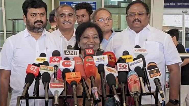 திமுகவில் உதயநிதிக்கு வழங்கப்படும் முக்கியத்துவம் உழைக்கும்  கட்சியினருக்கு கொடுக்கப்படுவதில்லை - முன்னாள் ஆளுநர் தமிழிசை சௌந்தரராஜன்!