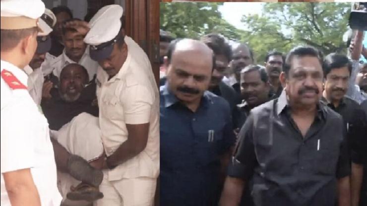 சபாநாயகரின் அழைப்பை புறக்கணித்த அதிமுக..! சற்று நேரத்தில் ஆளுநரை சந்திக்க திட்டம்..!!