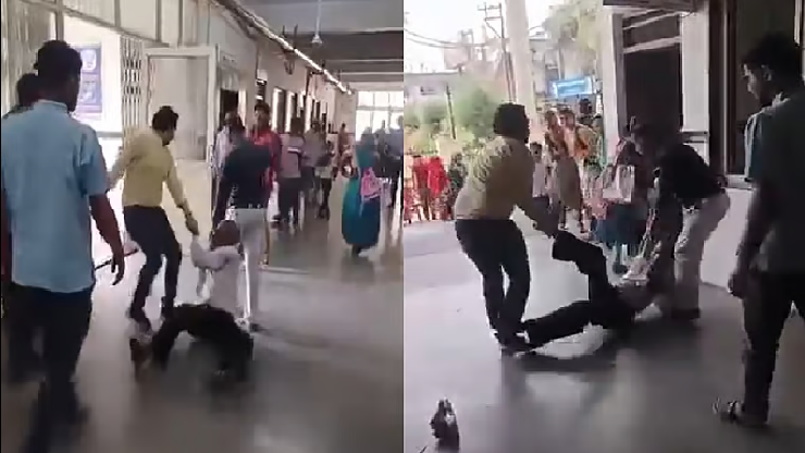 70 வயது முதியவரை அடித்து இழுத்து சென்ற மருத்துவமனை.. அரசு மருத்துவமனையில் அதிர்ச்சி சம்பவம்..!