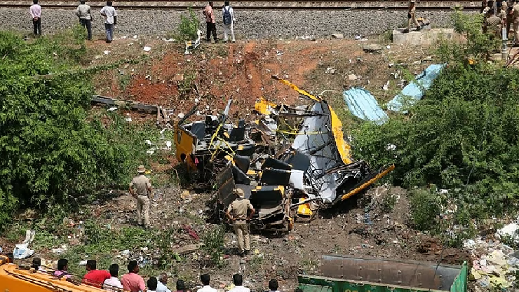 Cuddalore Train Bus Acciden