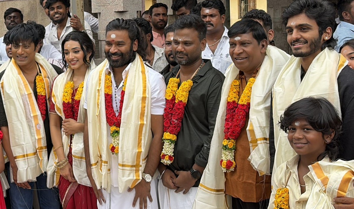 தனுஷின் D56 படப்பிடிப்பு பூஜையுடன் தொடங்கியது!