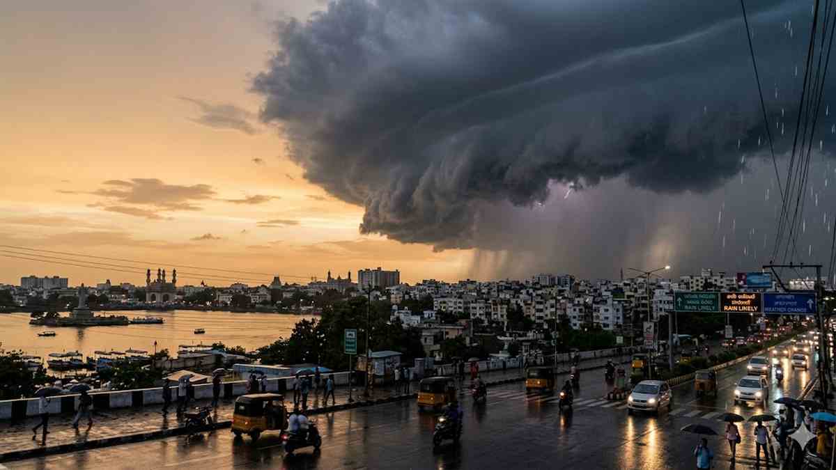 తెలంగాణలో భారీ వర్షాలు.. ఆరెంజ్ అలెర్ట్ జారీ.. ...