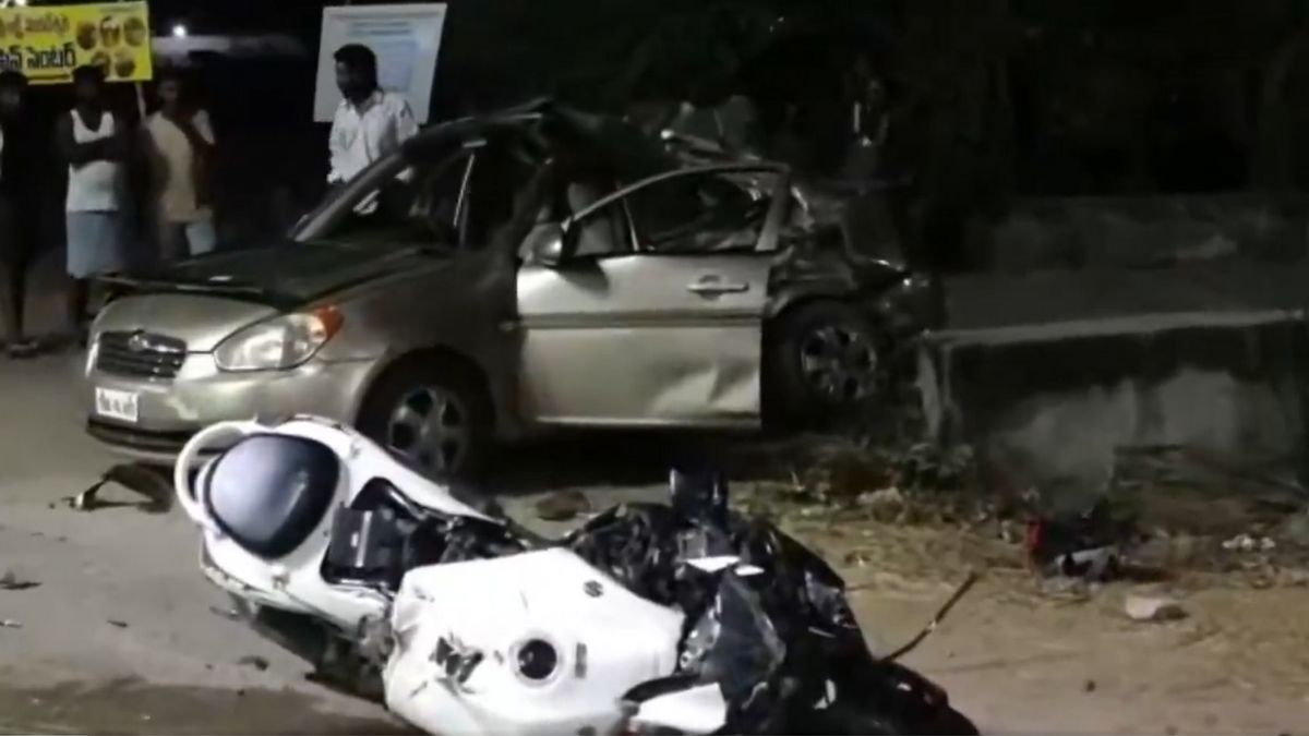 బైక్ రేసింగ్, 140 కి.మీ వేగంతో కారును ఢీకొట్టాడు, ...