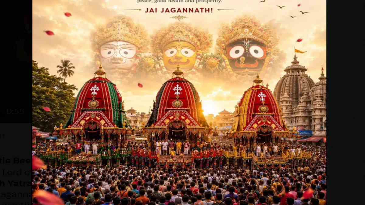 పూరీలో రథయాత్ర.. భారీ సంఖ్యలో భక్తులు.. ...